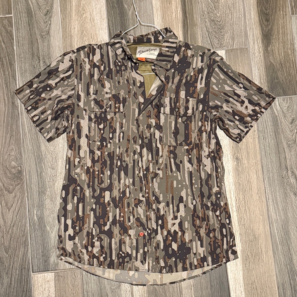 Duck Camp Men’s Camouflage Short Sleeve Shirt